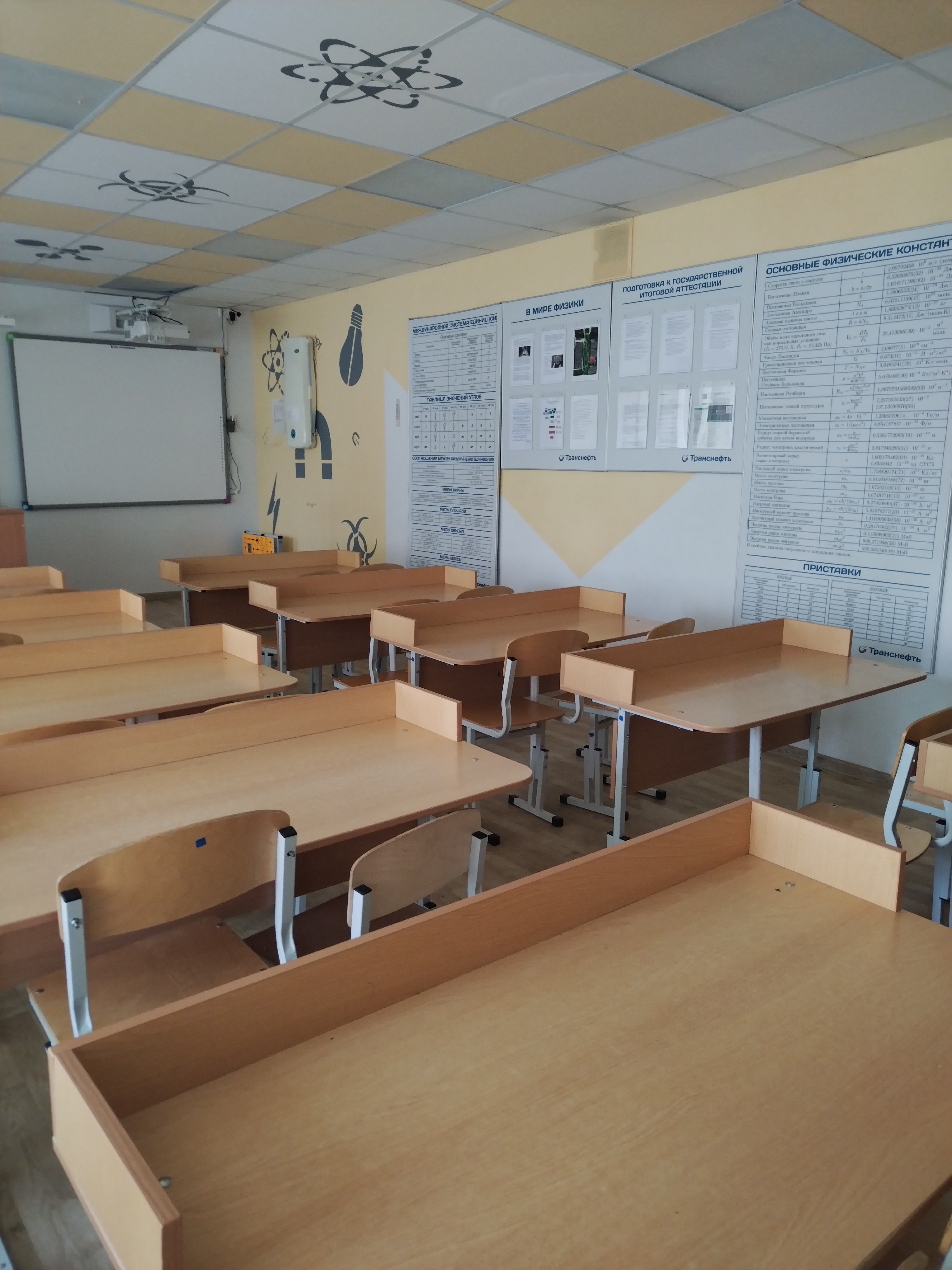 Изображения кабинета физики.
